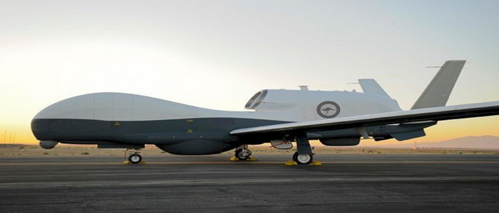 شركة نورثروب غرومان تصنع أول طائرة أسترالية بدون طيار من طراز MQ-4C Triton.