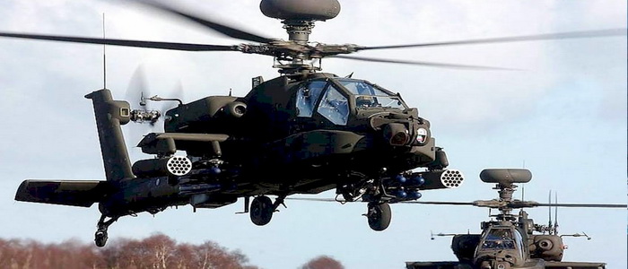 طلبت حكومة الكويت شراء ثماني مروحيات هجوميةAH-64E Apache وإعادة تصنيع 16 من مروحيات AH-64D Apache وزارة الخارجية الأمريكية توافق على بيع مروحيات Apache FMS إلى دولة الكويت.