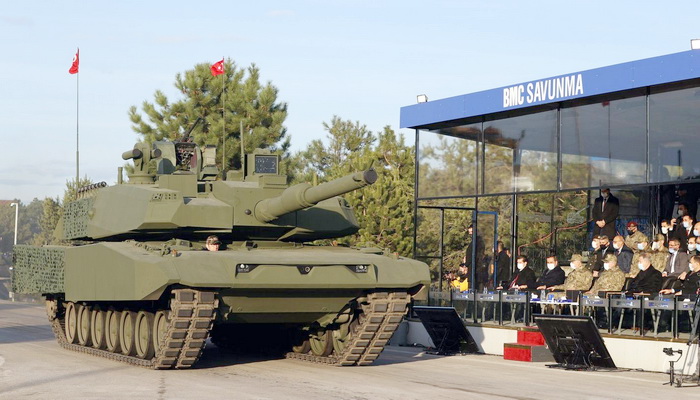 تركيا تكشف عن تحديث جديد لدبابة القتال الرئيسية Leopard 2A4 المزودة ببرج دبابة التاي Altay التركية.