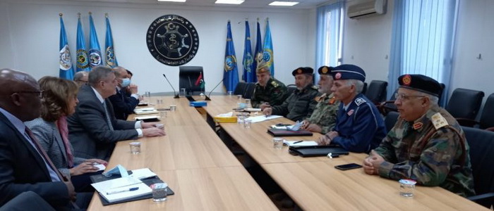 ليبيا | المبعوث الخاص للأمين العام للأمم المتحدة إلى ليبيا يواصل اتصالاته ويلتقي بأعضاء اللجنة العسكرية 5+5 في طرابلس.