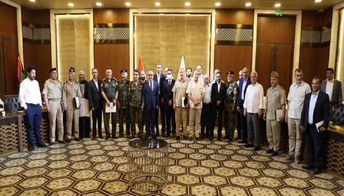 ليبيا | الملتقى العسكري الأول بين القيادات العسكرية بالجيش الليبي ولجنة الدفاع والأمن القومي بمشاركة لجنة (5+5).