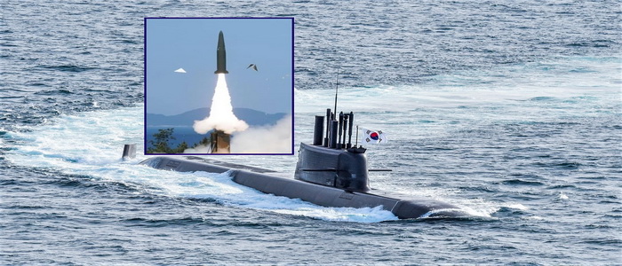 كوريا الجنوبية تصبح الدولة الثامنة في العالم التي نجحت في تطوير صواريخ باليستية من طراز SLBM تطلق من الغواصات كوريا الجنوبية | إختبار إطلاق صواريخ SLBM الغواصة الكورية الجنوبية الجديدة KSS III.
