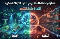 عندما يُشارك الذكاء الاصطناعي في تخطيط التكتيكات العسكرية ... القدرة مقابل التقييد.