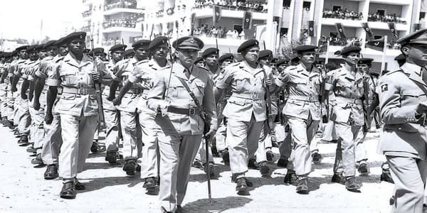 Historic pauses on the 85th Anniversary of the Founding of the Libyan Army.