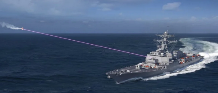 هيليوس هو نظام أسلحة ليزر عالي الطاقة سيتم دمجه في معظم سفن البحرية الأمريكية. الولايات المتحدة | شركة لوكهيد مارتن زودت المدمرة USS Preble التابعة للبحرية الأمريكية بنظام سلاح ليزر هيليوس عالي القدرة.